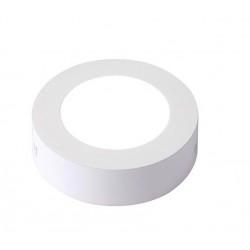Downlight panel Redondo LED Superficie Blanco 6W